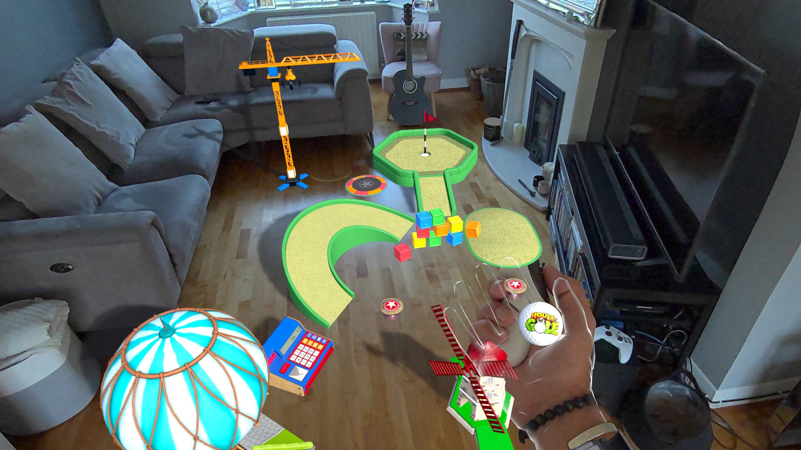 House of Golf VR uses mixed reality to let players create mini-golf courses anywhere