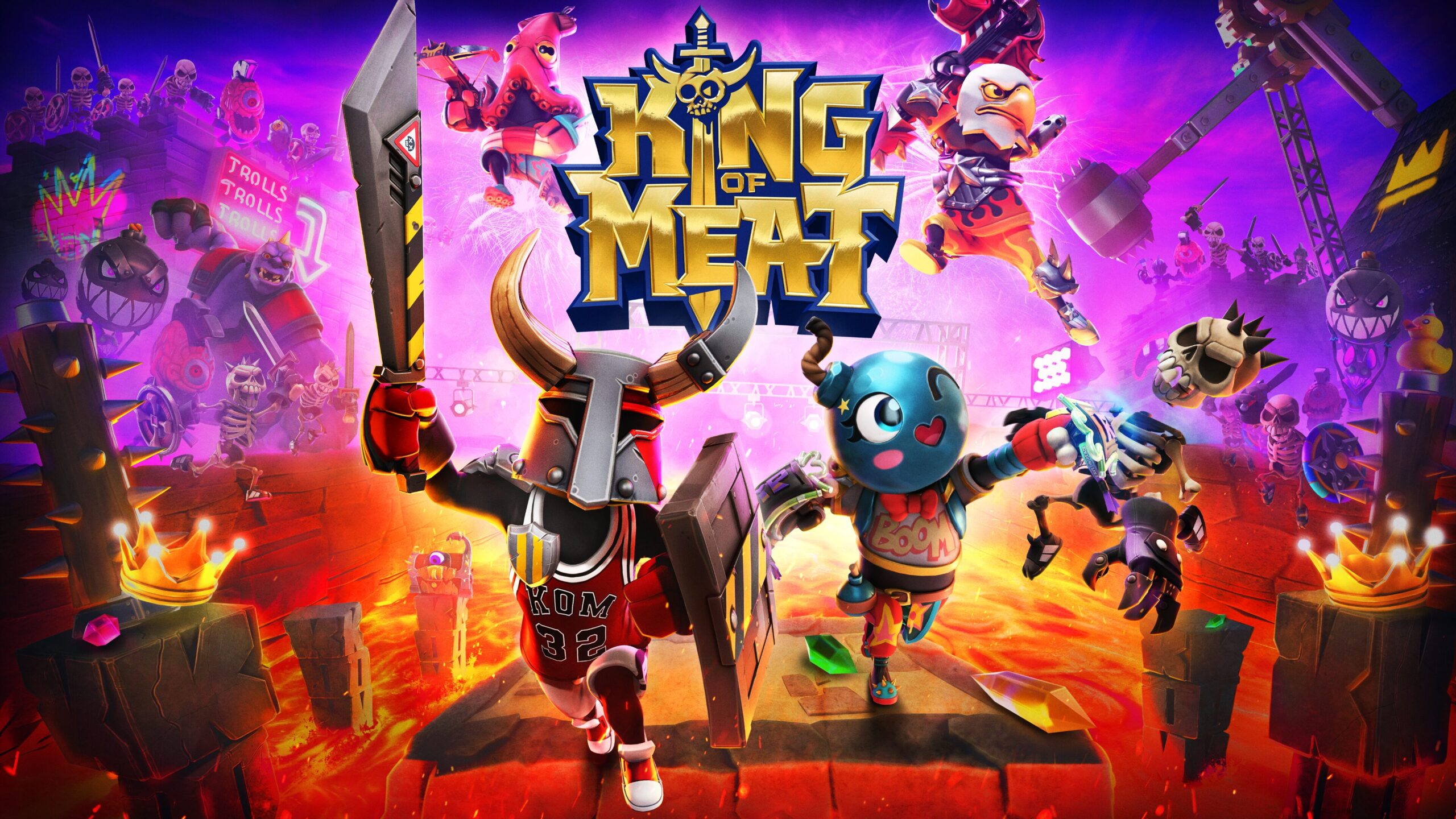 First Play: Watch us play King of Meat, Amazon Games’ comedy party platformer