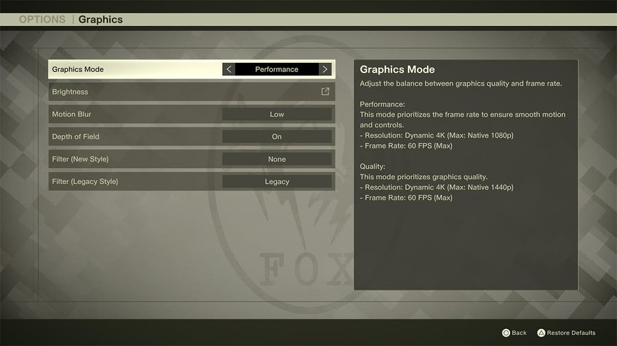 PS5 Pro Adds Frame Rate Option for Metal Gear Solid Delta