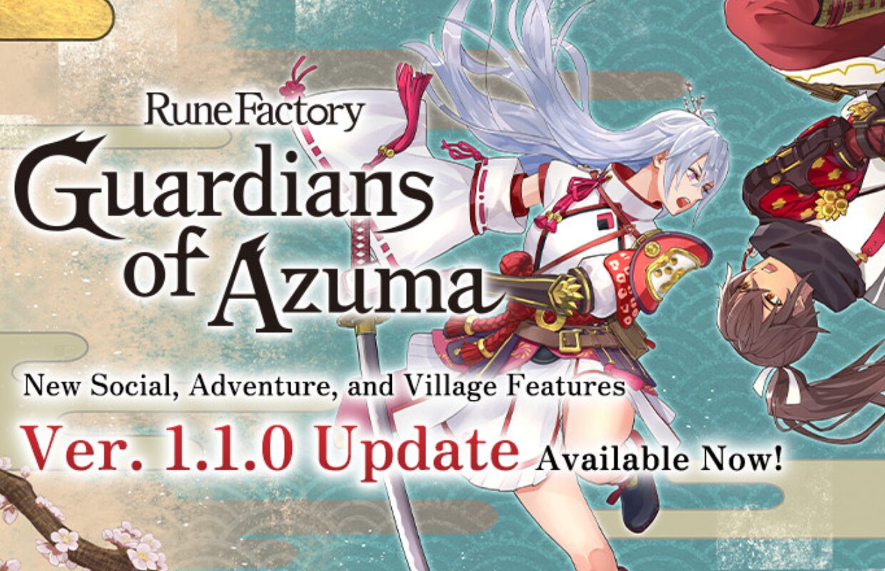 Rune Factory: Guardians of Azuma version 1.1.0 is out now with new social, adventure, & village features