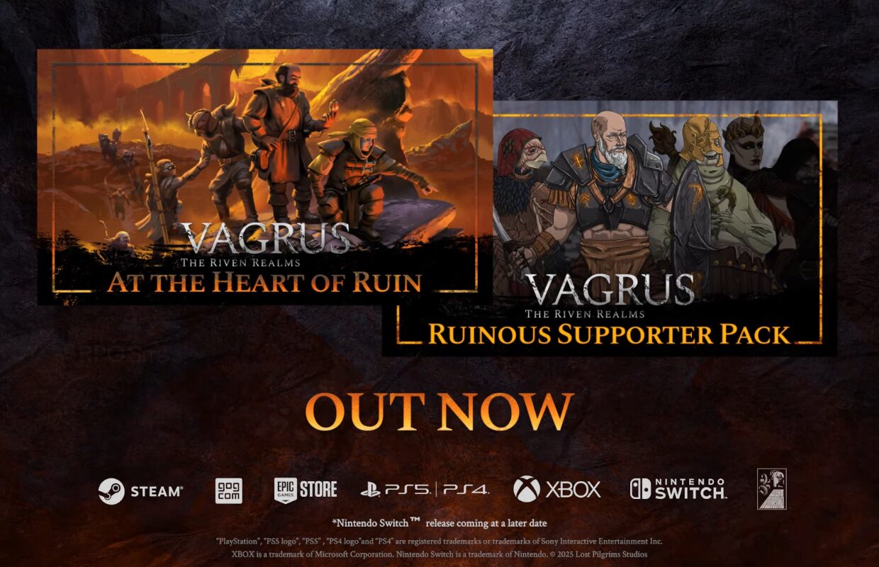Vagrus – The Riven Realms expansion At the Heart of Ruin is now available