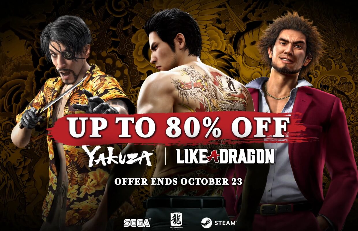 New Like a Dragon & Yakuza Franchise Sale live on Steam until October 23