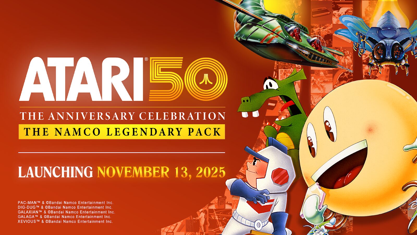 Atari 50: The Anniversary Celebration DLC ‘The Namco Legendary Pack’ launches November 13