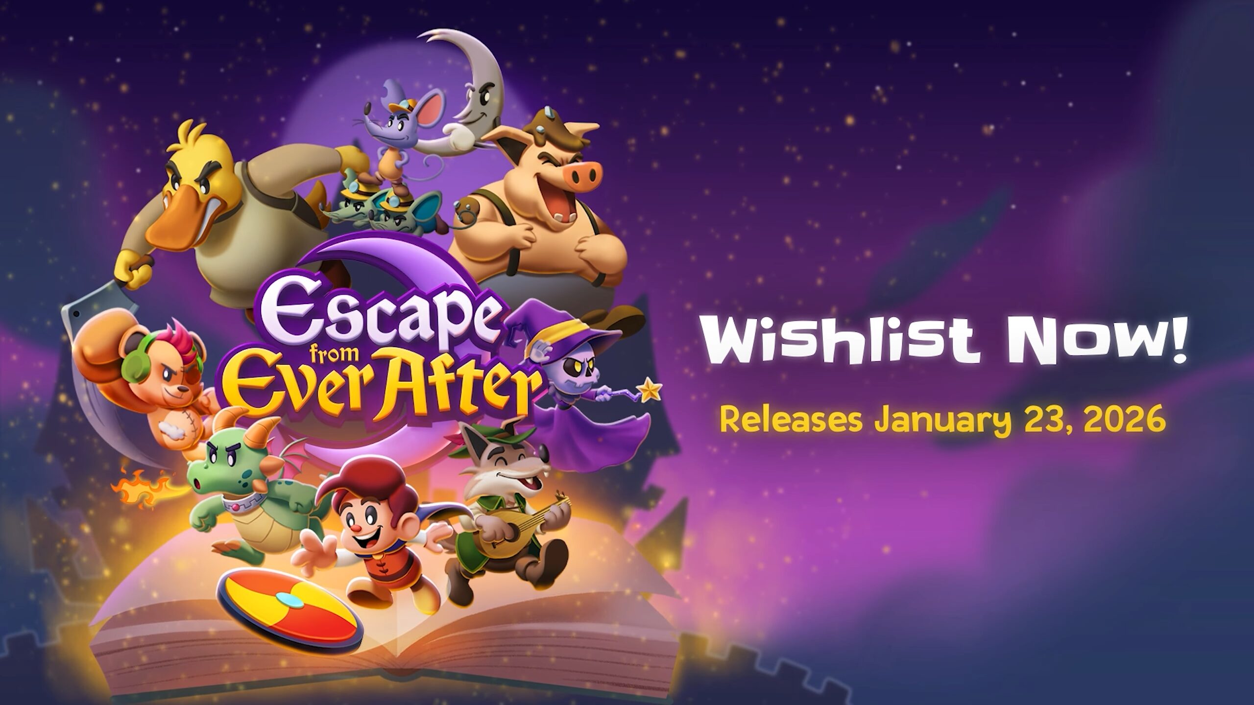 Escape from Ever After launches January 23, 2026