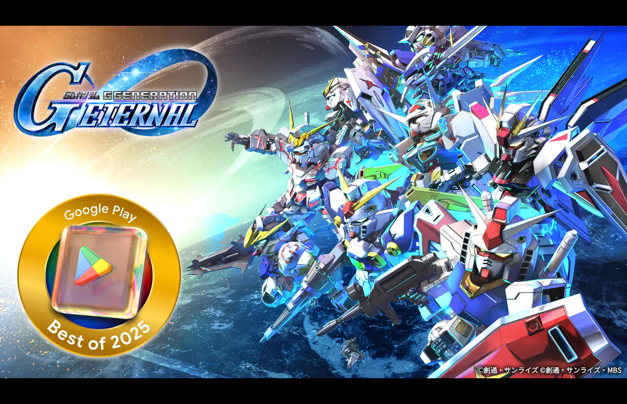 SD Gundam G Generation Eternal wins Google Play Best of 2025 awards in 10 countries and regions