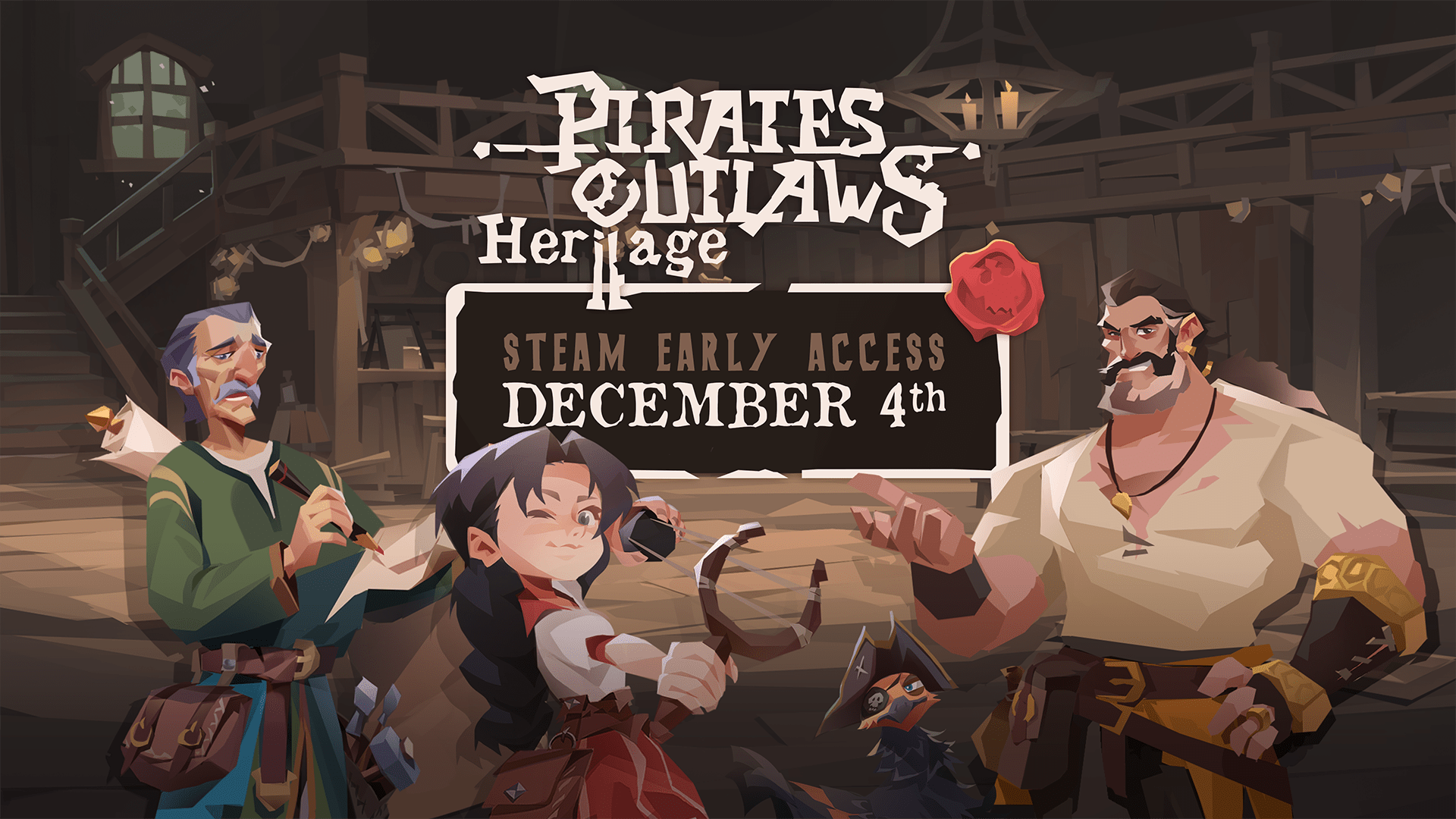 Pirates Outlaws II: Heritage launches in Early Access on December 4 for PC, later in December for iOS and Android