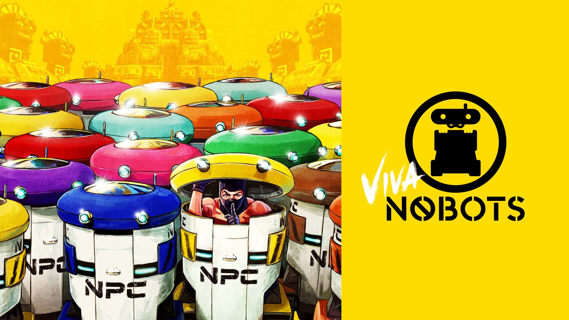 Shueisha Games announces ‘casual non-verbal social deduction action game’ VIVA NOBOTS for PC