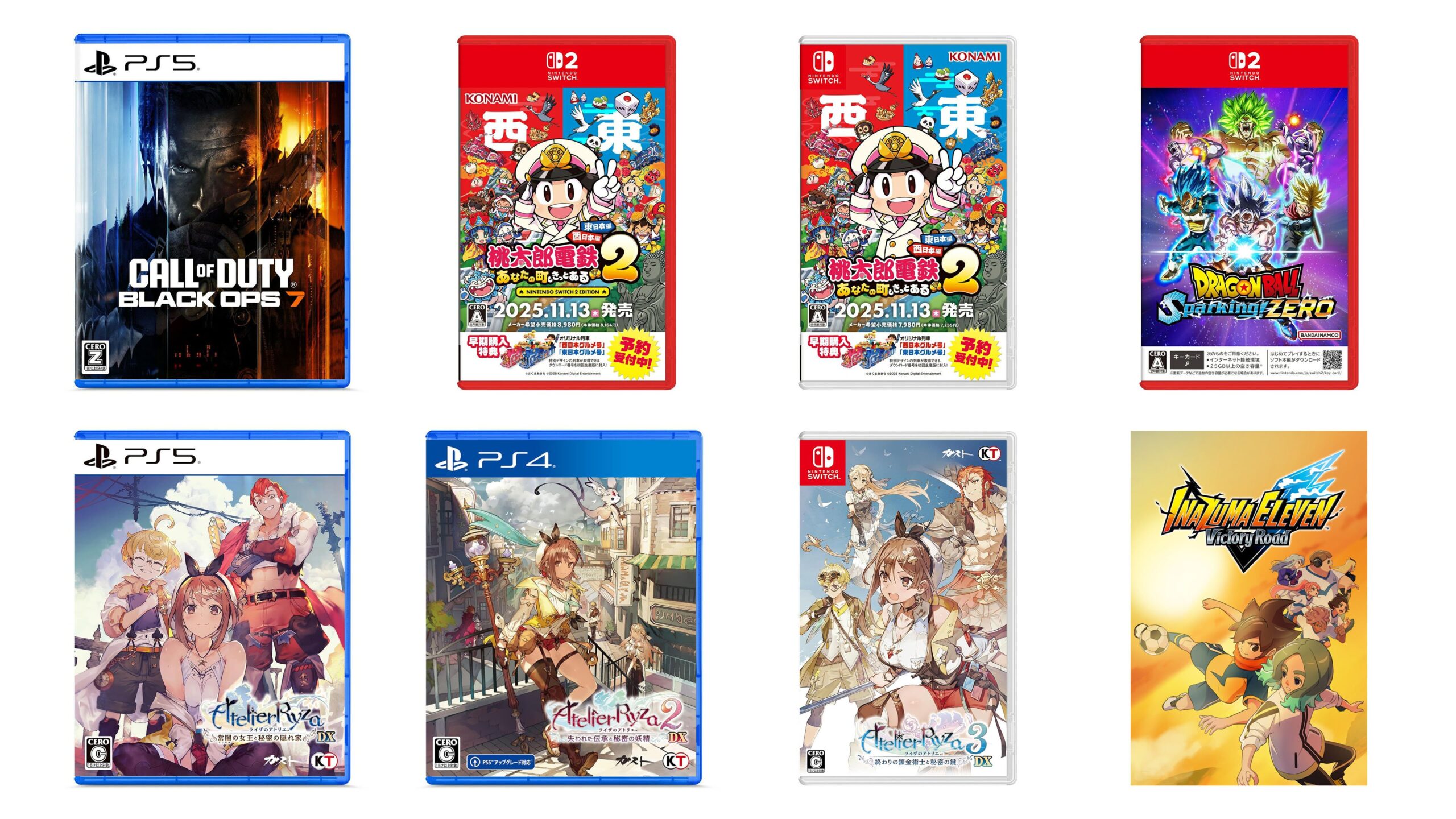 This Week’s Japanese Game Releases: Inazuma Eleven: Victory Road, Call of Duty: Black Ops 7, Momotaro Dentetsu 2, more