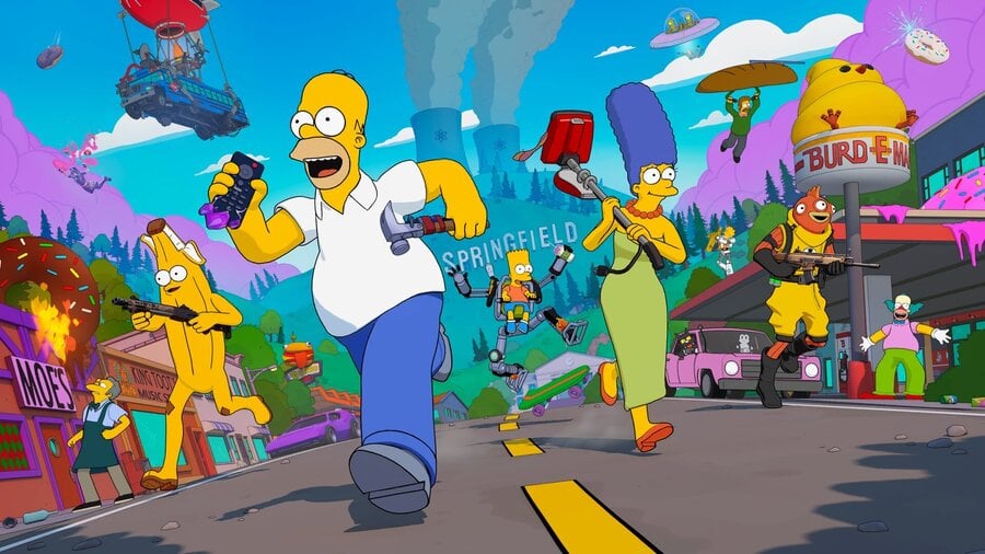 Fortnite’s Superb The Simpsons Season Breaks Records for Blockbuster Battle Royale