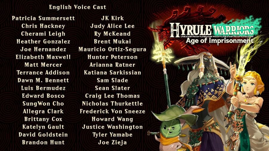 Hyrule Warriors: Age Of Imprisonment Voice Actors Officially Revealed