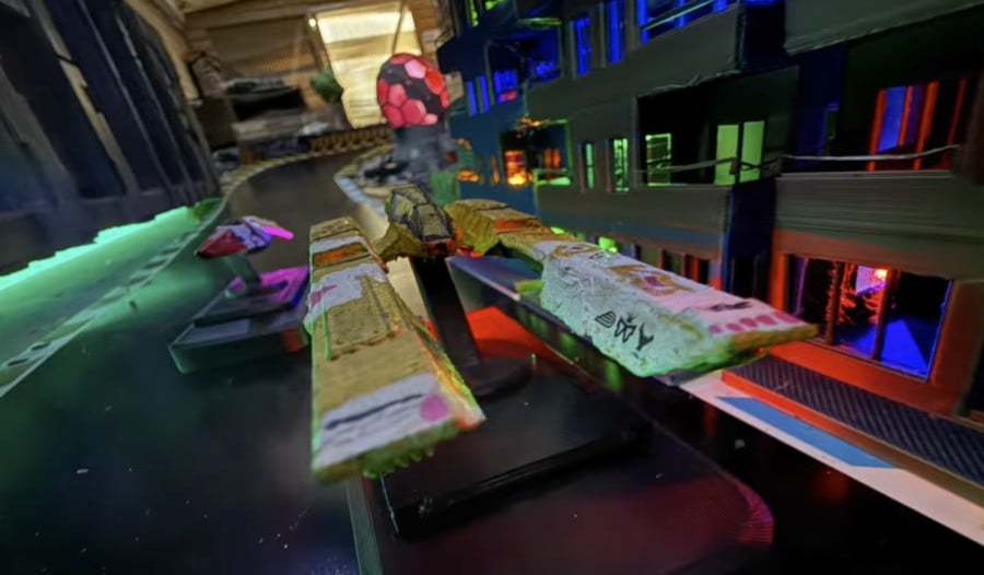 One Man’s “Life-Long Dream” Of Creating A Physical WipEout Race Track Is Complete