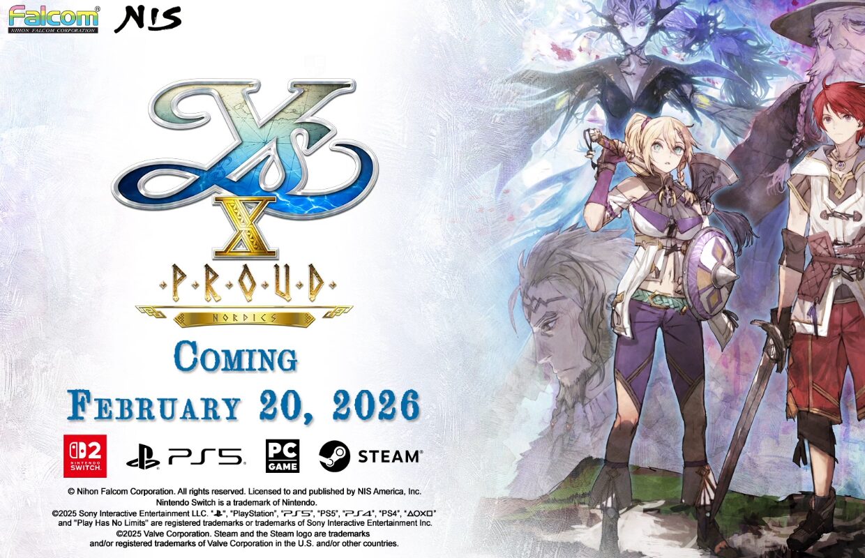 Ys X: Proud Nordics launches on February 20, 2026 for PS5, Switch 2, and PC in the West