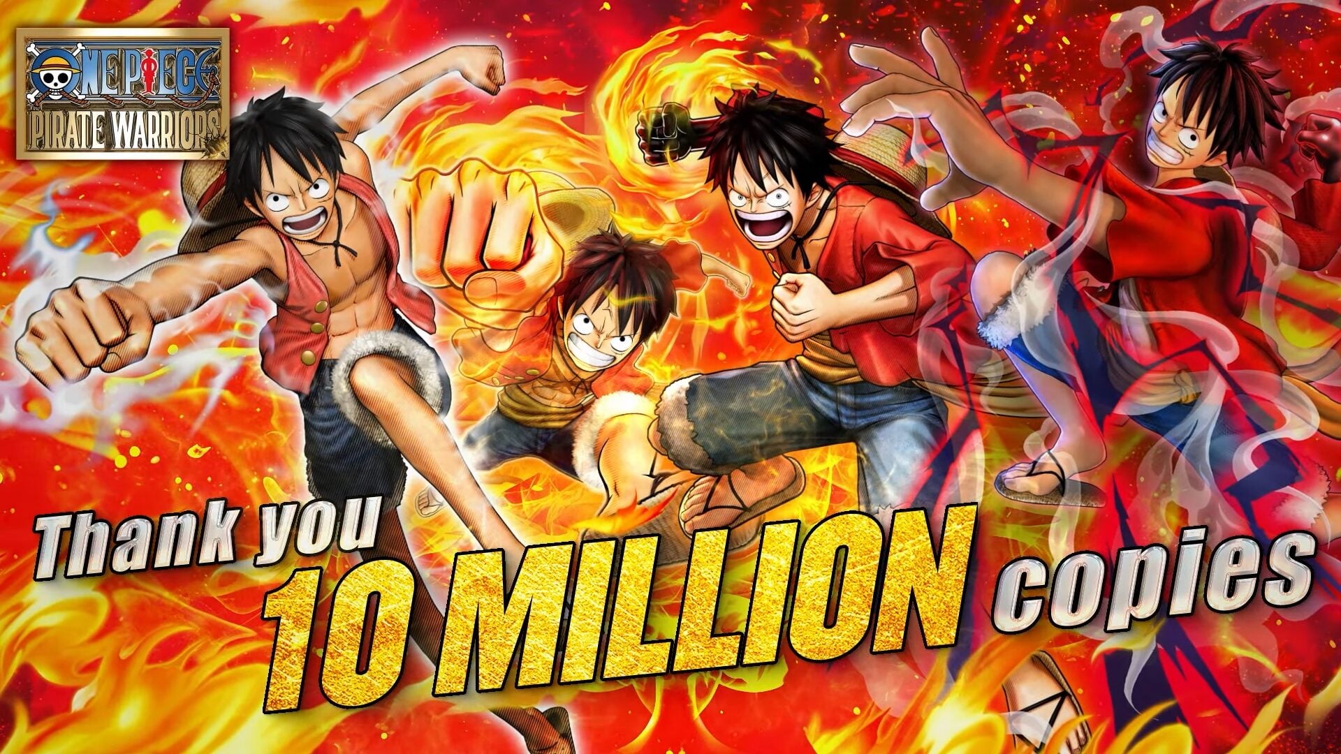 One Piece: Pirate Warriors series sales top 10 million