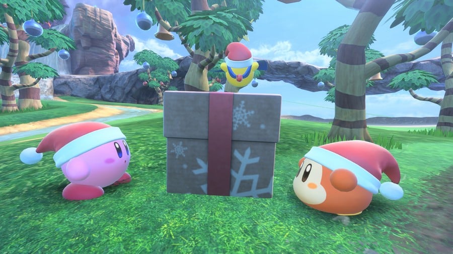 Kirby Air Riders New Event Starts This Week, Includes Kirby Santa Hat Reward