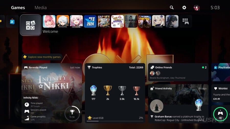 PS5’s Welcome Hub Adds Its Cosiest Animated Wallpaper Yet, Complete with ASMR Audio