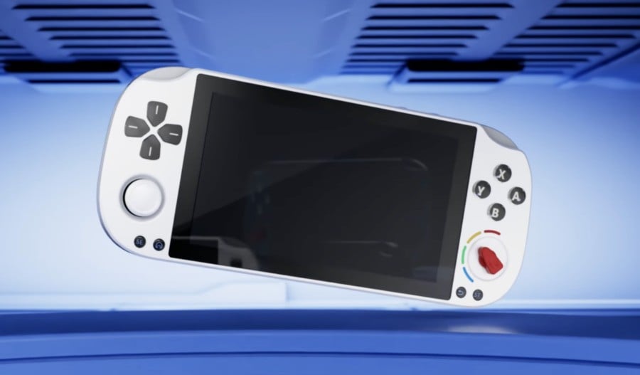 This Bonkers Retro Handheld Has A Physical “Performance Dial”