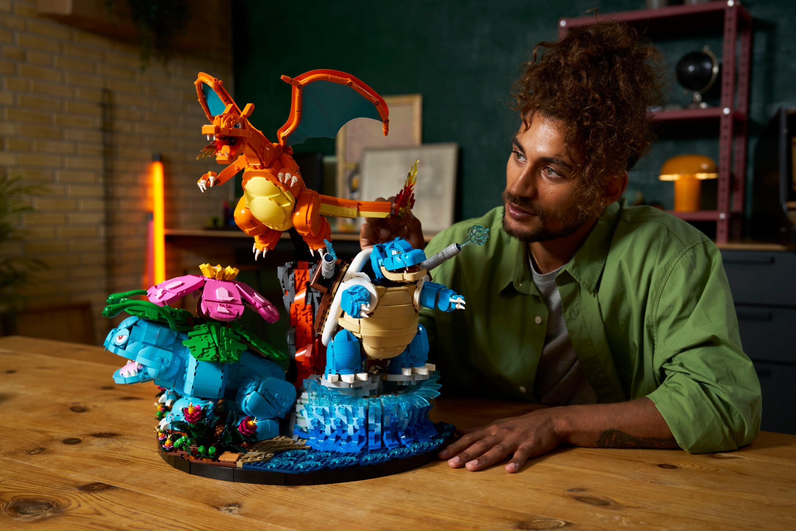 The first Lego Pokémon sets have been revealed, including a $650 Charizard, Blastoise and Venusaur statue