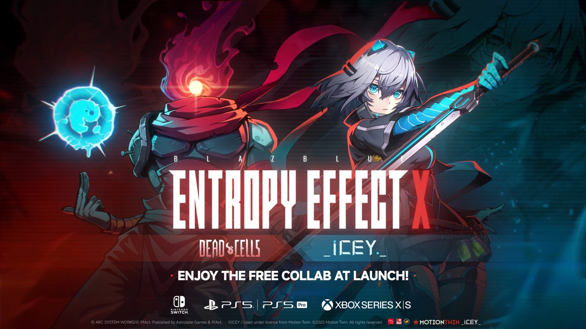 BlazBlue Entropy Effect X includes Dead Cells and ICEY collaboration content