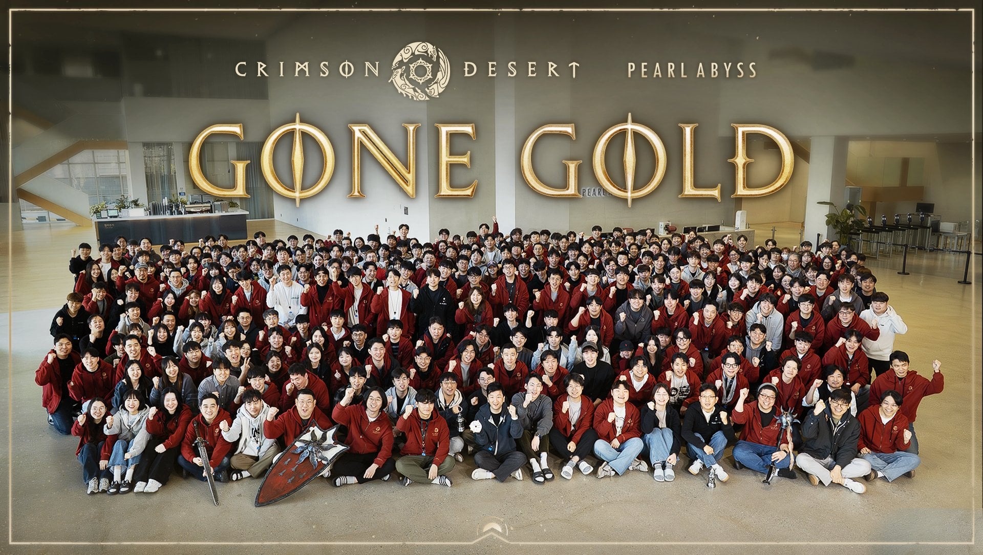 Crimson Desert goes gold