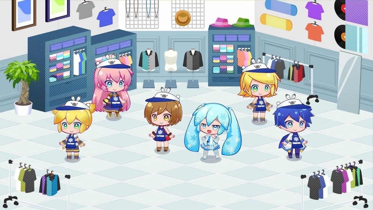 Hatsune Miku Logic Paint S+ free update and paid DLC ‘SNOW MIKU Sky Town’ announced