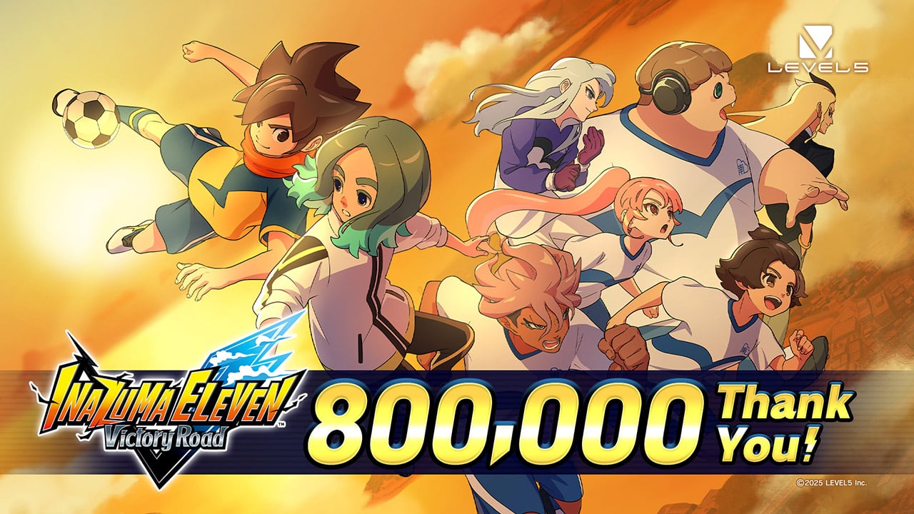 Inazuma Eleven: Victory Road sales top 800,000; second major update launches January 28