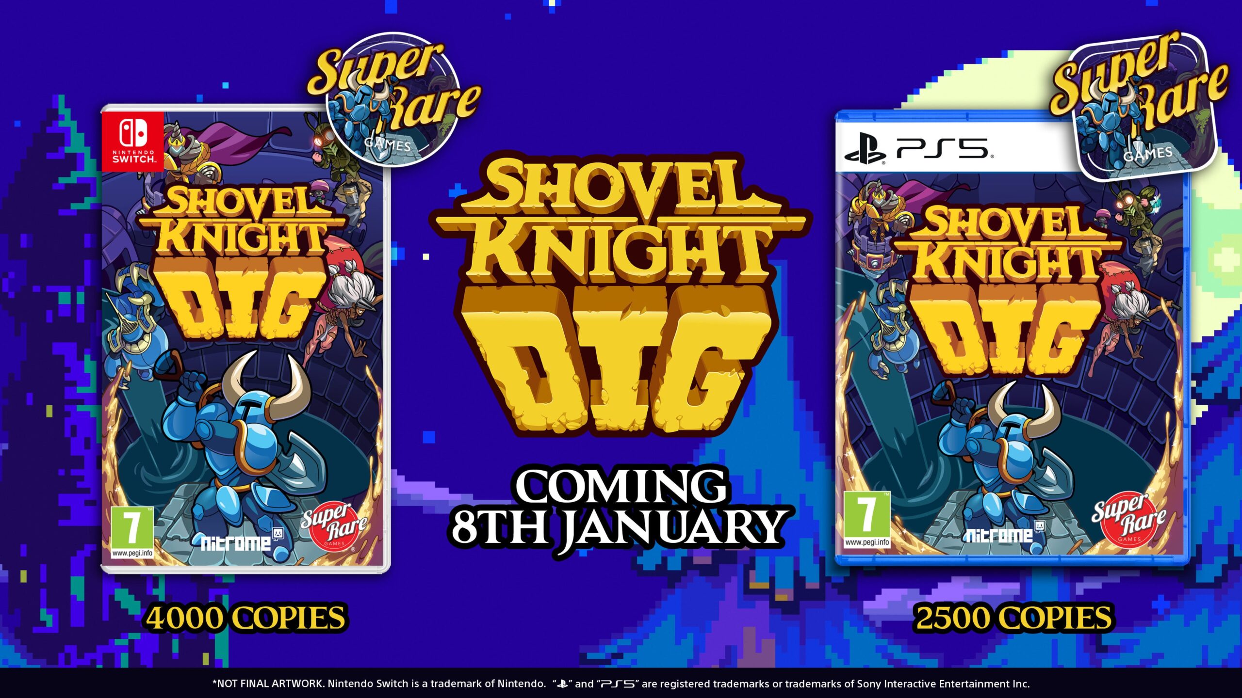Shovel Knight Dig PS5 and Switch physical edition announced