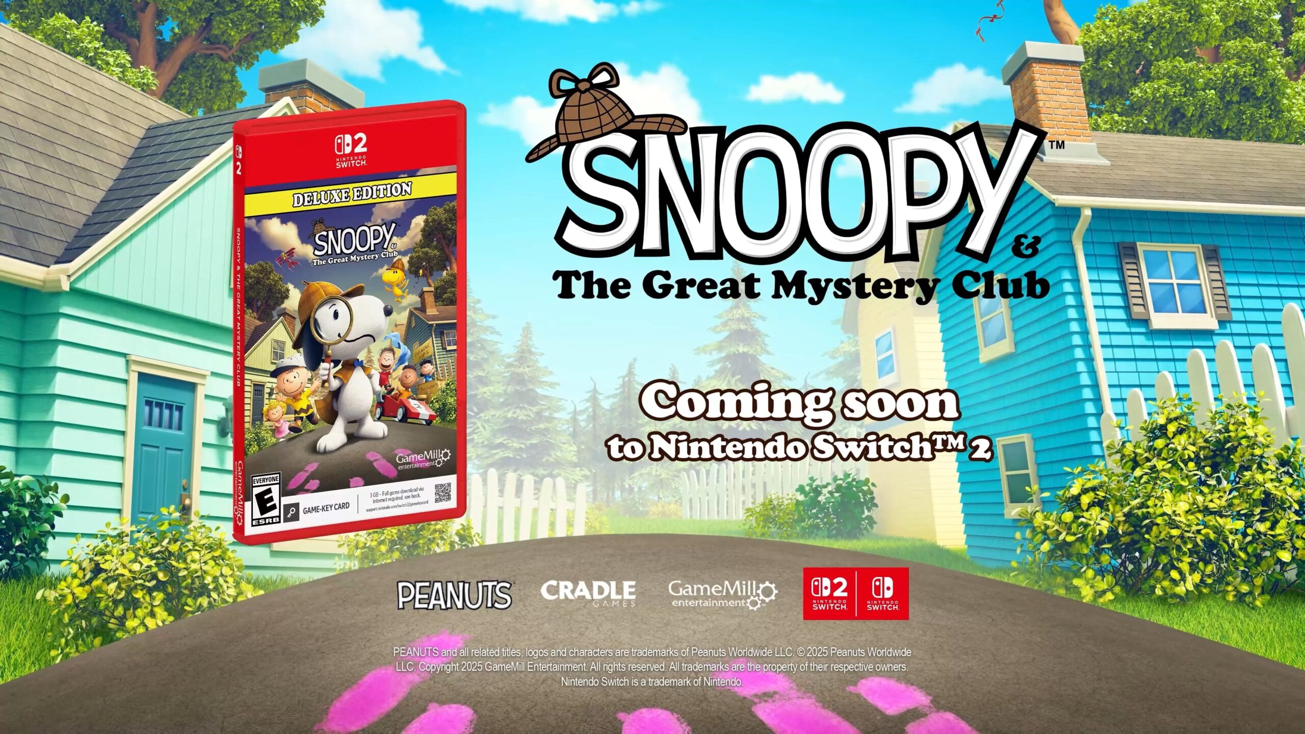 Snoopy & The Great Mystery Club coming to Switch 2