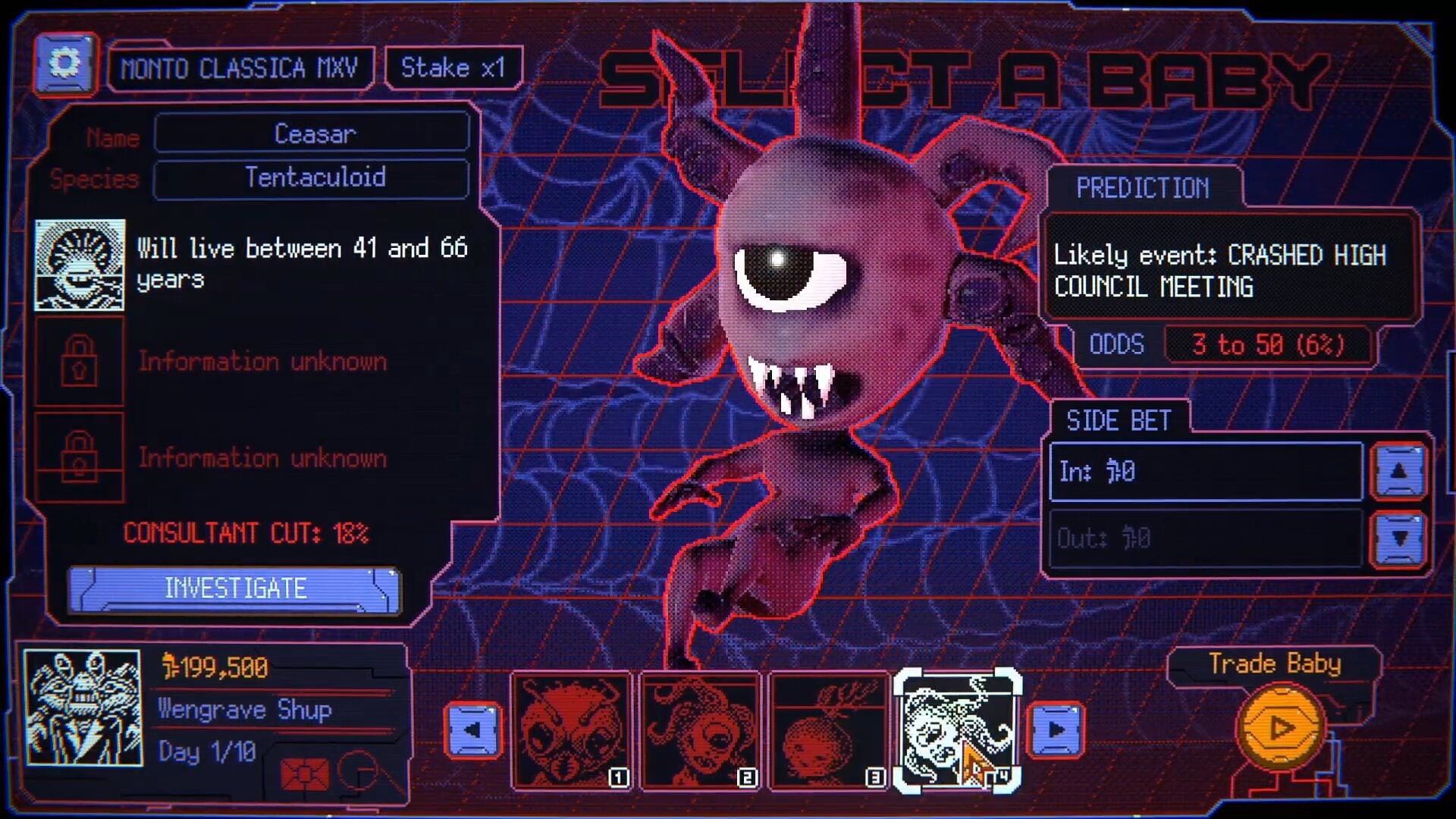 Space Warlord Baby Trading Simulator launches January 29 for PC, in Q1 2026 for Xbox Series