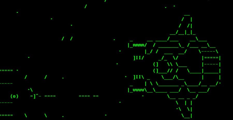 Battle for Asciion Is A New Gradius & R-Type-Style Shooter, Created Entirely Out Of ASCII Text