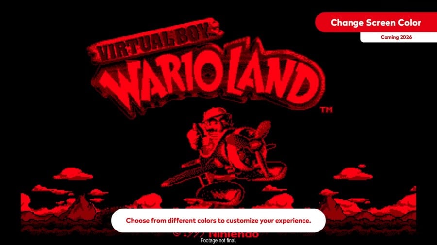 Switch Online’s Virtual Boy Adding New Feature To Change Screen Colour “Later This Year”
