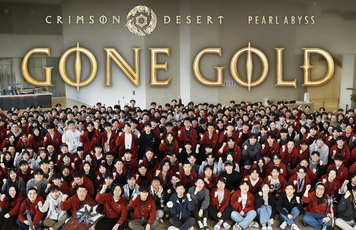 Pearl Abyss has announced that Crimson Desert has gone gold