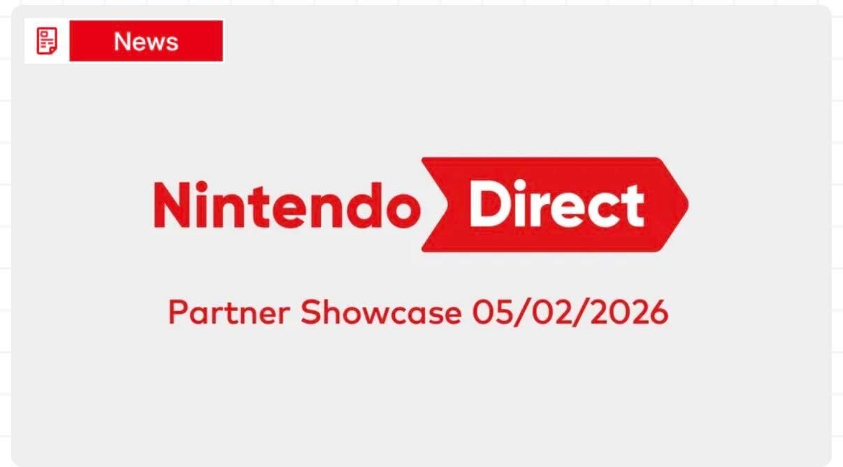 A Nintendo Direct Partner Showcase has been officially announced for this week
