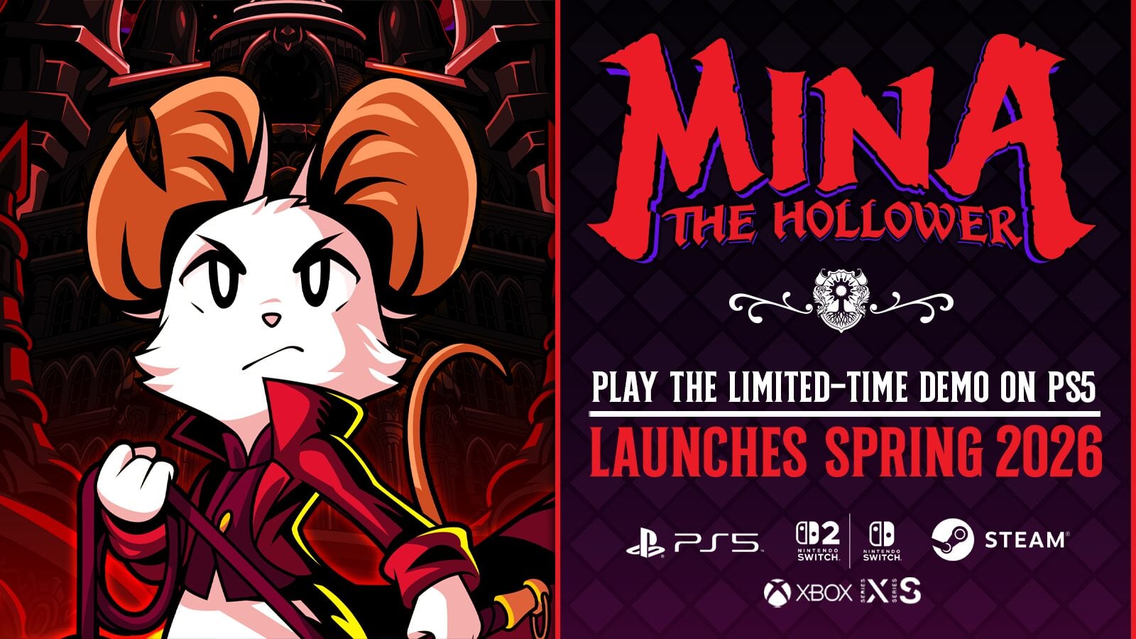 Mina the Hollower launches this spring; limited-time demo for PS5 launches February 13