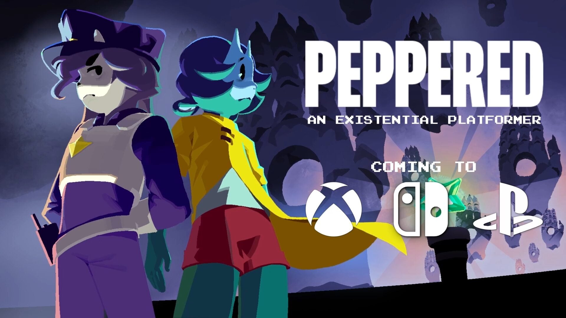 PEPPERED: An Existential Platformer coming to PS5, Xbox Series, PS4, Xbox One, and Switch on April 7