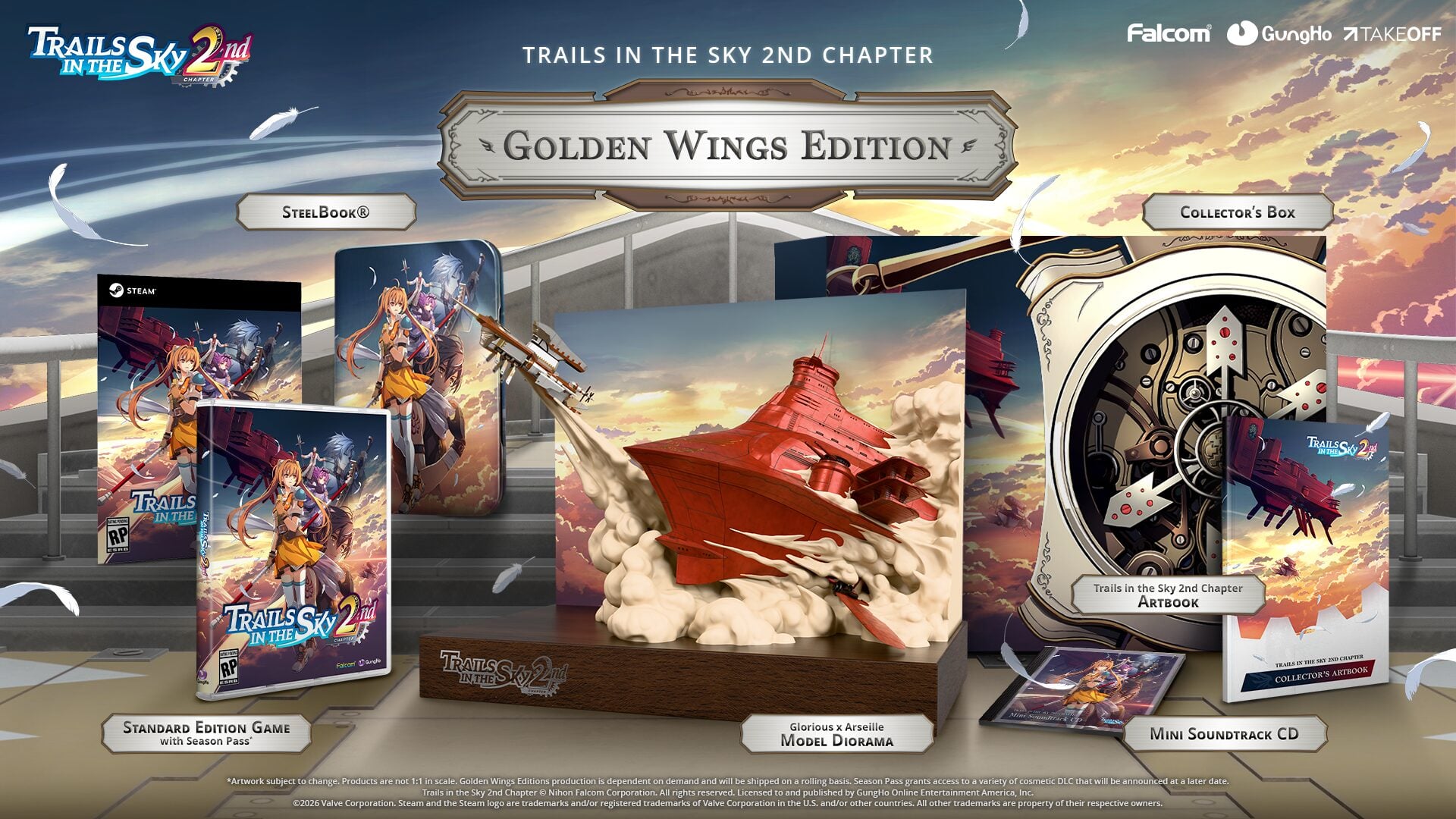 Trails in the Sky 2nd Chapter ‘Golden Wings Edition’ announced