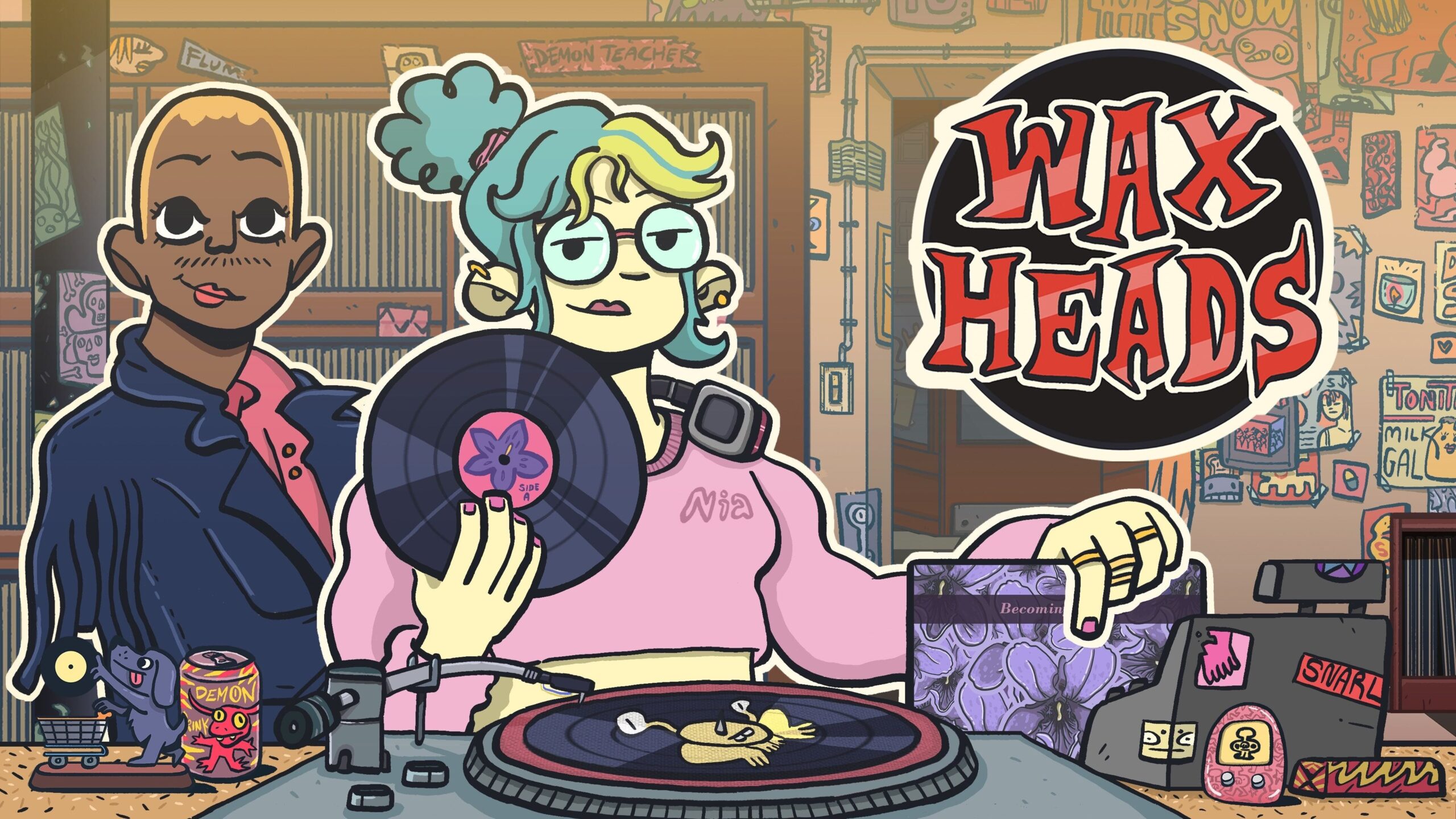 Wax Heads launches May 5 for PS5, Xbox Series, Switch, and PC