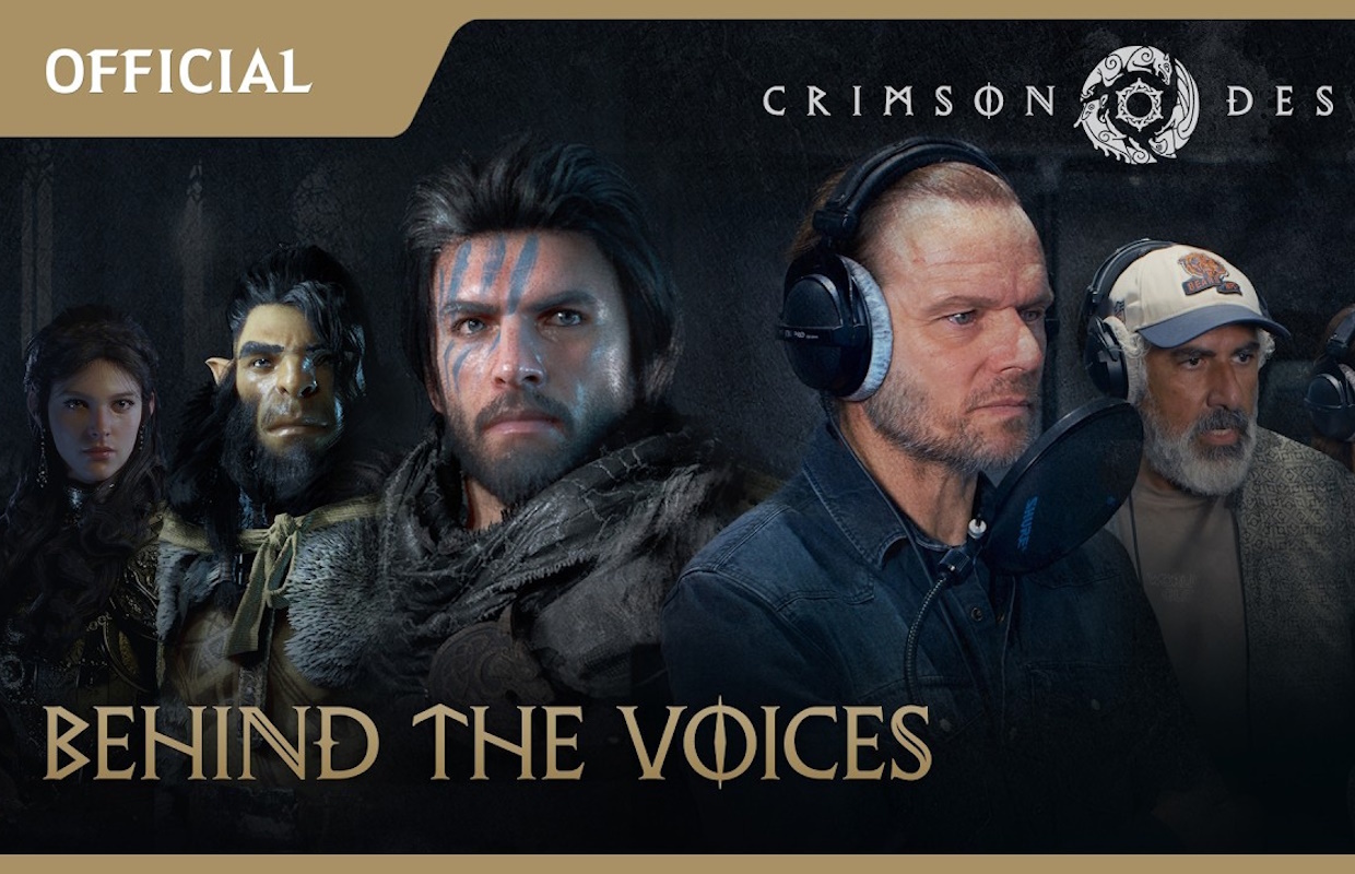 Crimson Desert introduces voice cast in behind-the-scenes video