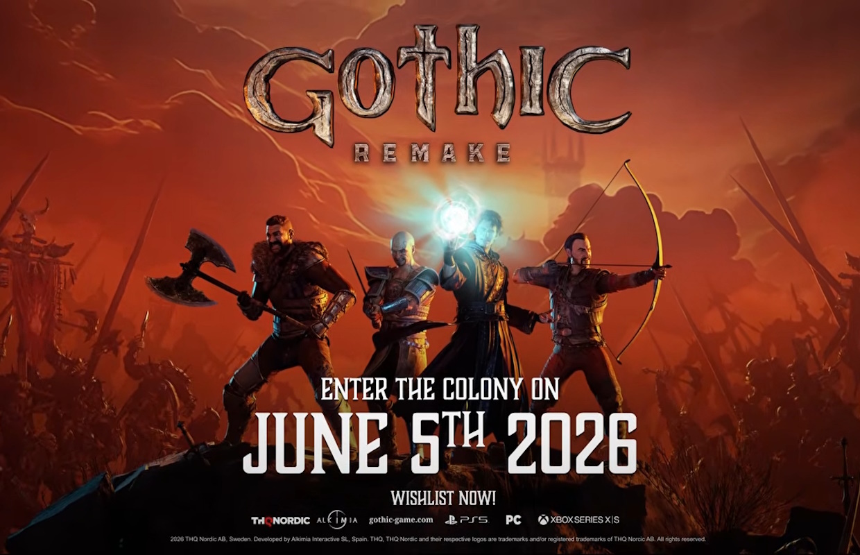 Gothic 1 Remake launches on June 5 for PlayStation 5, Xbox Series X|S, and PC