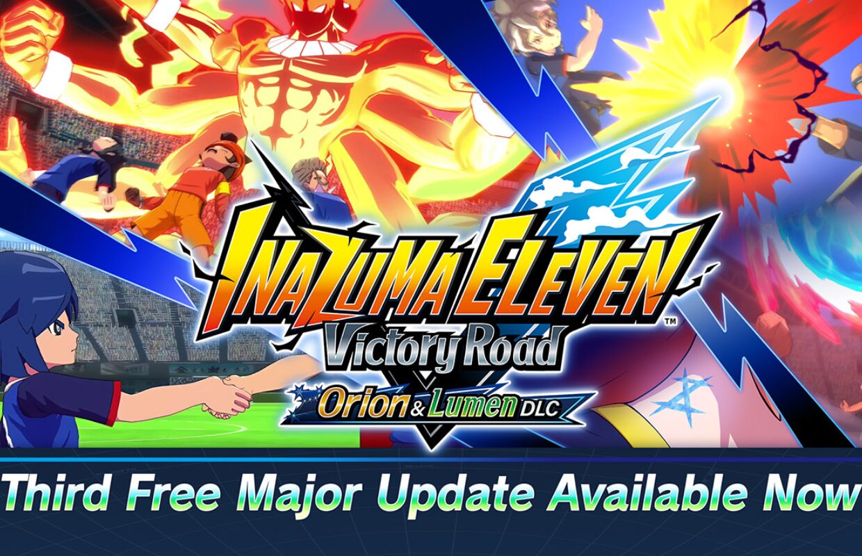 Inazuma Eleven: Victory Road Orion & Lumen DLC and update 4.0.0 are now available