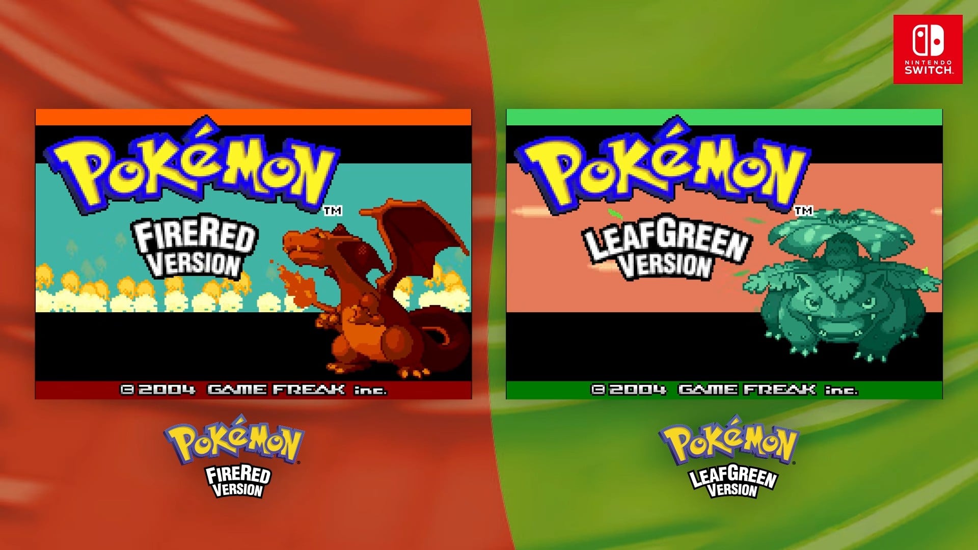 Video: Pokémon Shares Side-By-Side FireRed And LeafGreen Opening Theme