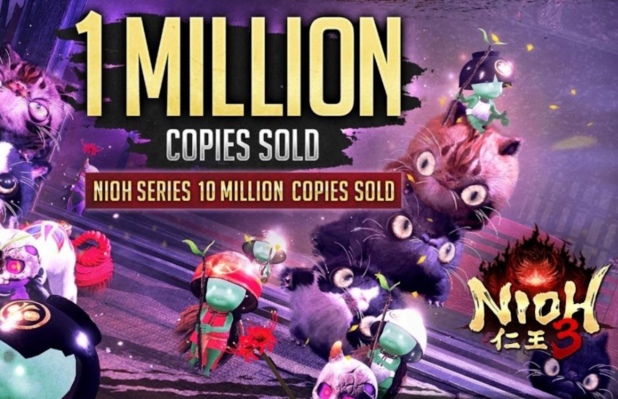 Nioh 3 surpasses 1 million units sold; Nioh series at 10 million units