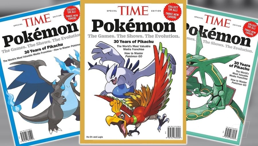 TIME Magazine Reveals Special Edition Pokémon 30th Anniversary Covers