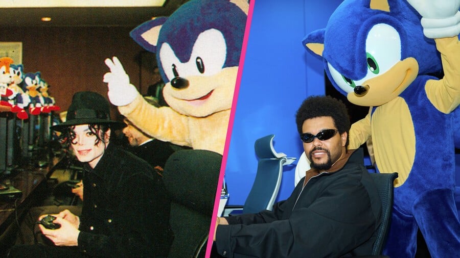 Random: The Weeknd Follows In Michael Jackson’s Footsteps With Visit To Sega’s HQ