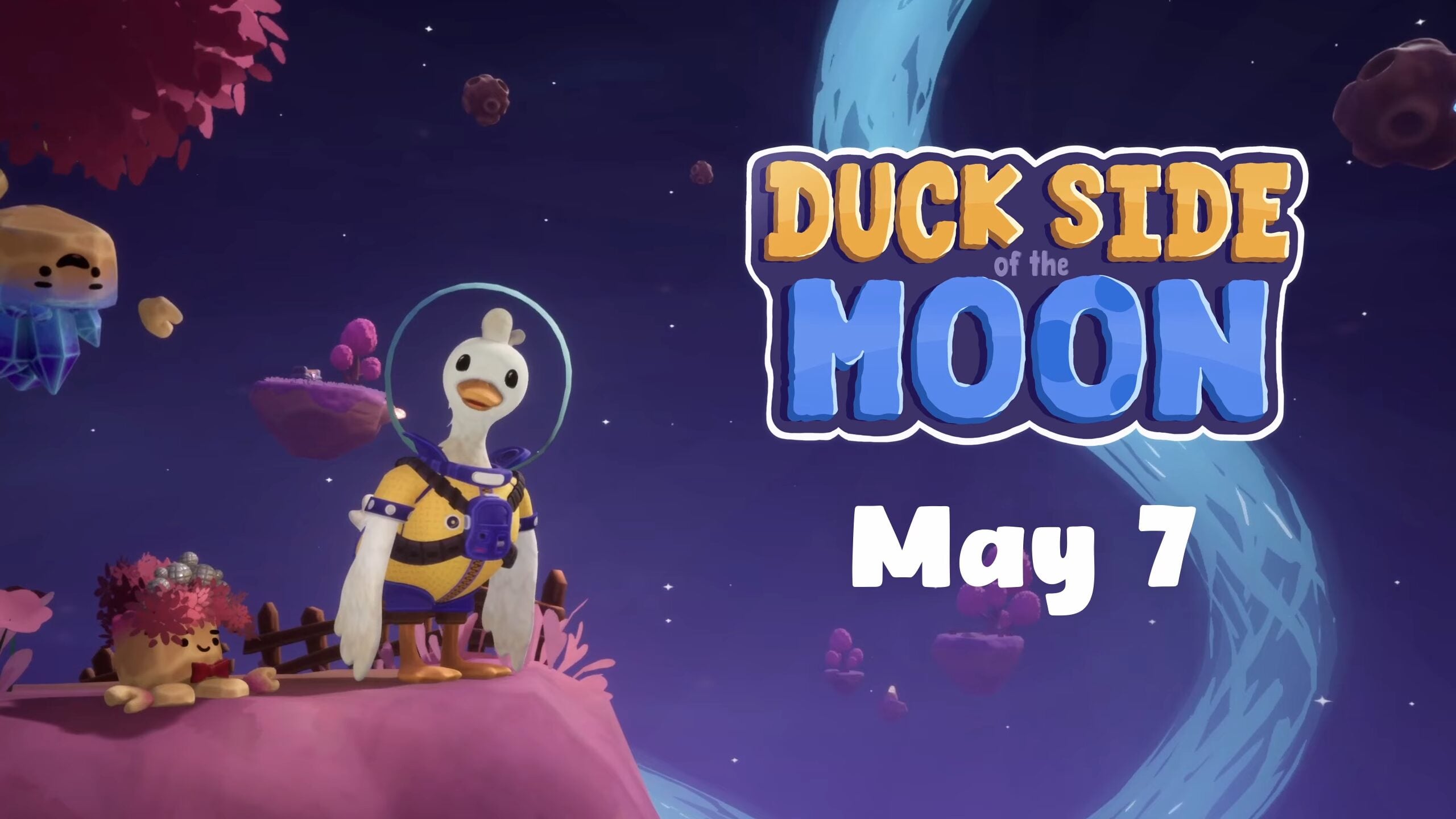 Cozy adventure game Duck Side of the Moon launches May 7 for Switch, PC