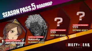 Guilty Gear: Strive version 2.00 update, Season 5 DLC characters Jam Kuradoberi and Robo=Ky announced