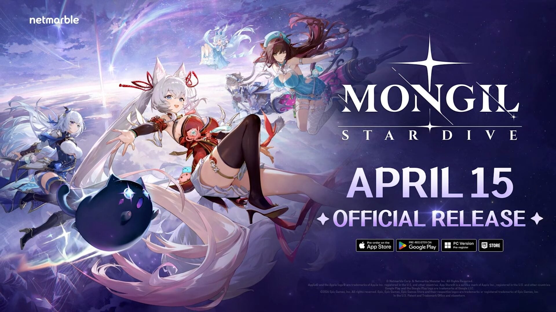 MONGIL: STAR DIVE launches April 15 for PC, iOS, and Android, later for PS5 and Xbox Series
