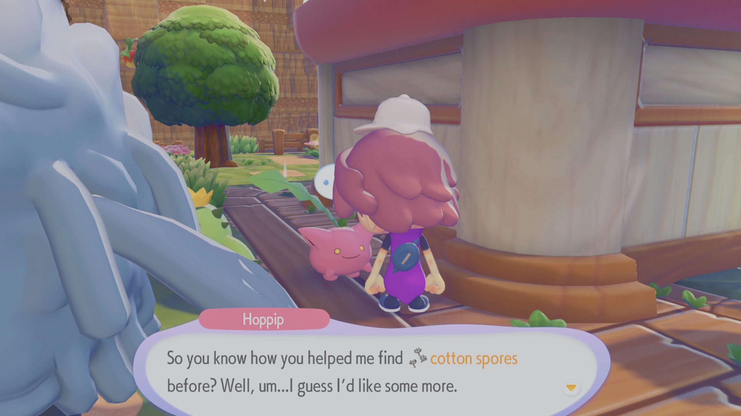 Pokémon Pokopia: More Spores for Hopip Limited Event guide