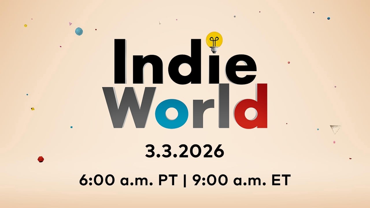 Nintendo Indie World Showcase set for March 3