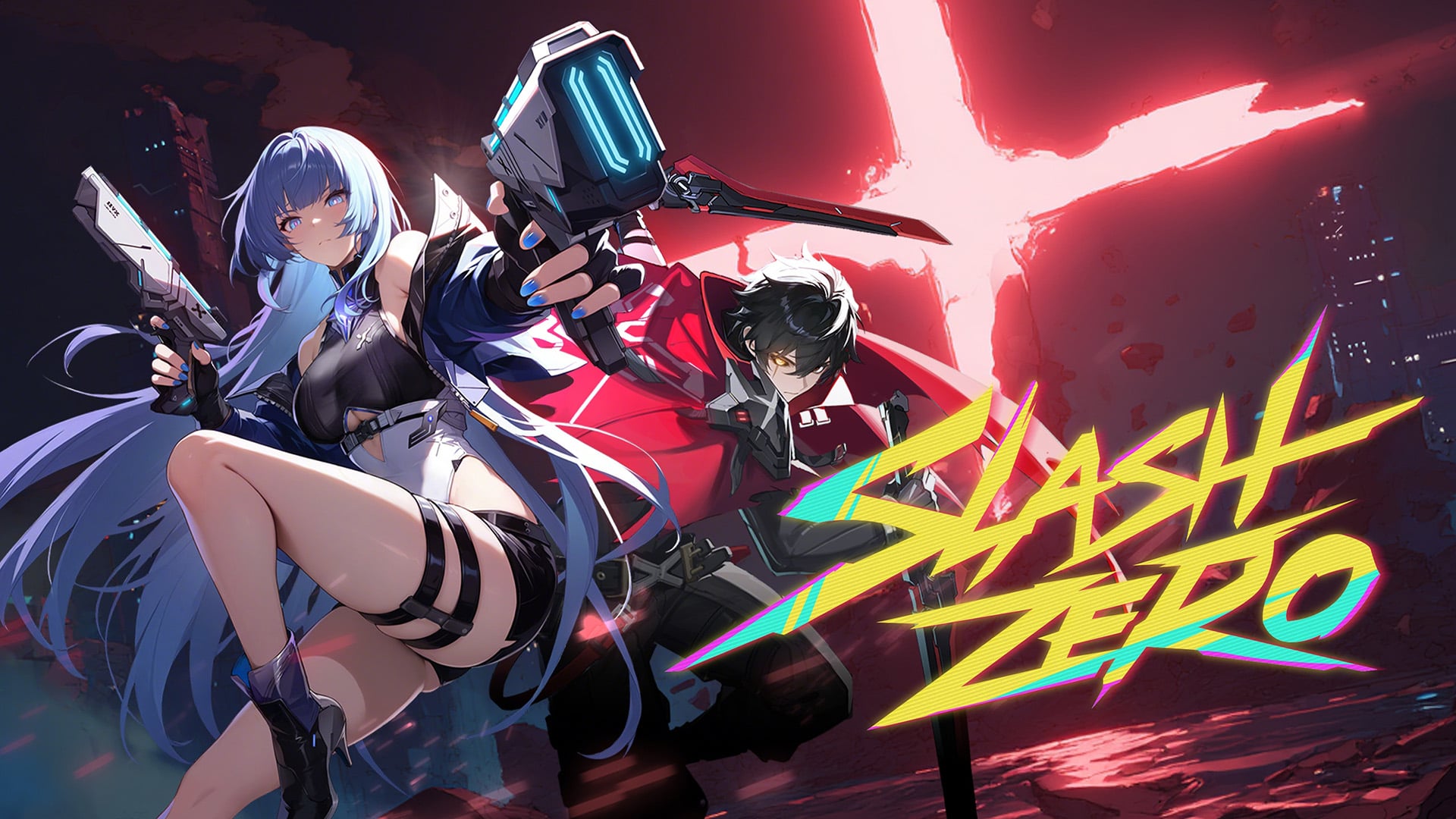 Anime-inspired side-scrolling roguelike action platformer SlashZero announced for PS5, PC