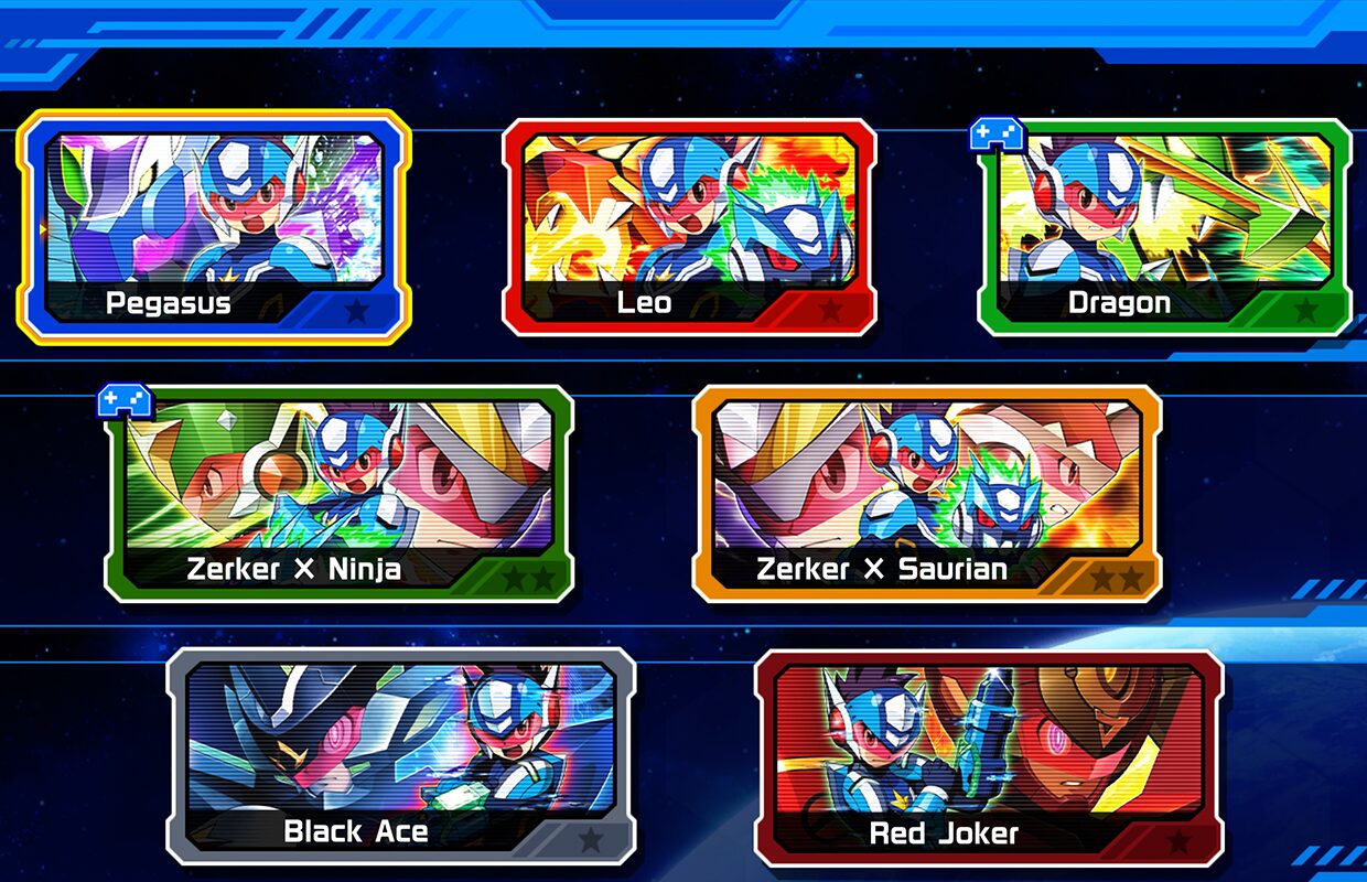 Mega Man Star Force version differences for each game in the Mega Man Star Force Legacy Collection
